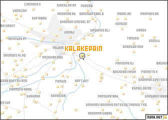 map of Kalāk-e Pā\