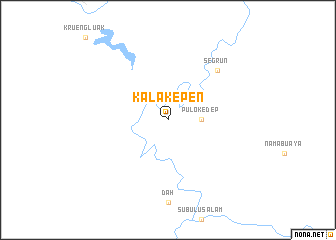 map of Kalakepen