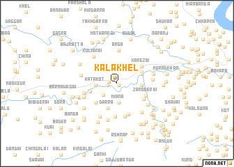 map of Kala Khel