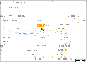 map of Kalākh