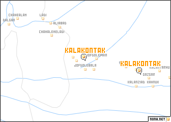 map of Kalākontak