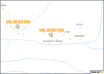 map of Kalākontak