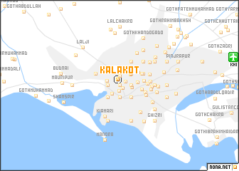 map of Kālākot