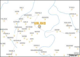 map of Kalako