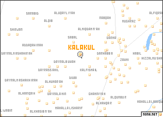 map of Kalakul