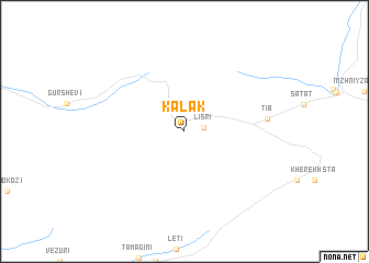 map of Kalak