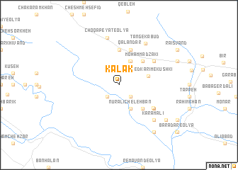 map of Kalak