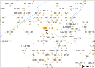 map of Kalāk