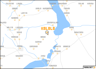 map of Kalala