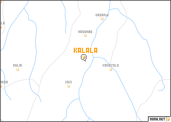 map of Kalala