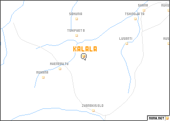 map of Kalala