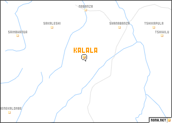 map of Kalala