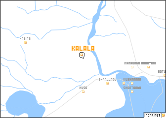 map of Kalala