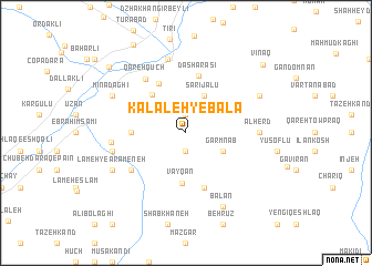 map of Kalāleh-ye Bālā