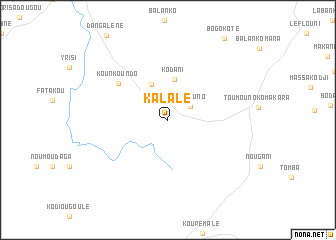 map of Kalalé