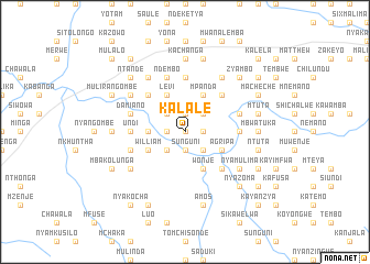 map of Kalale