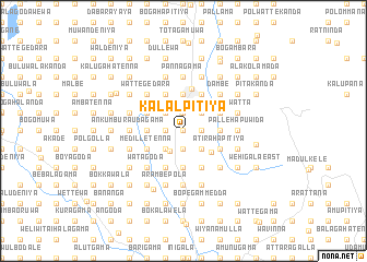 map of Kalalpitiya