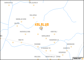 map of Kalalua