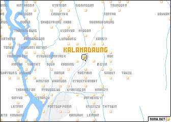 map of Kalamadaung