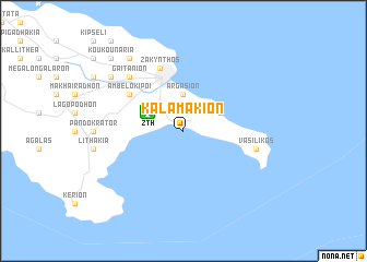 map of Kalamákion