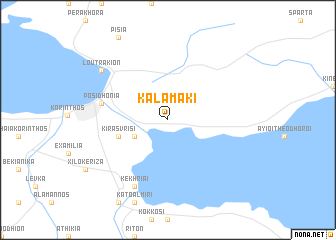 map of Kalamáki