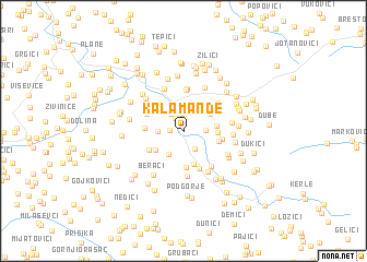 map of Kalamande