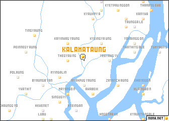 map of Kalamataung