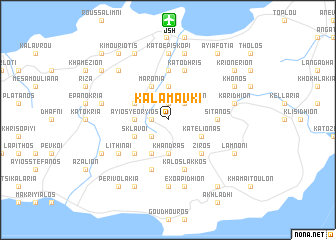 map of Kalamávki