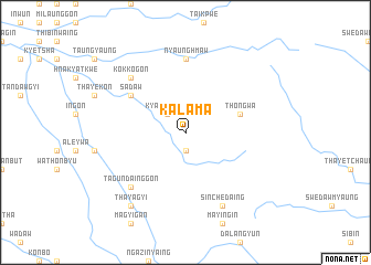 map of Kalama