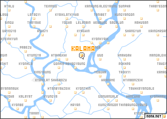 map of Kalama