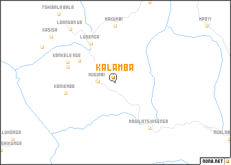 map of Kalamba