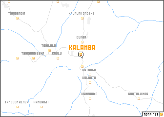 map of Kalamba