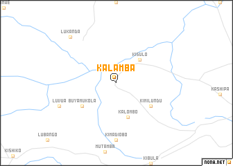 map of Kalamba