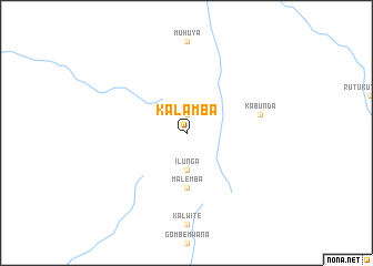 map of Kalamba