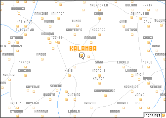 map of Kalamba