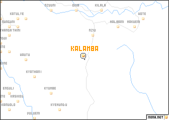 map of Kalamba