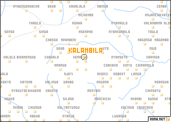 map of Kalambila