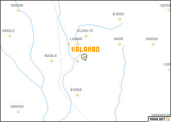 map of Kalambo