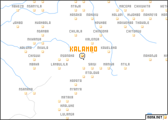 map of Kalambo