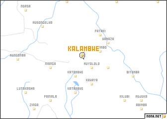 map of Kalambwe