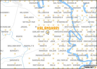 map of Kalamdhāri