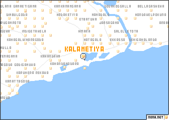 map of Kalametiya