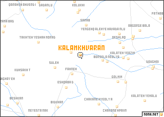 map of Kalamkhvārān