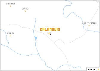 map of Kalamnūri