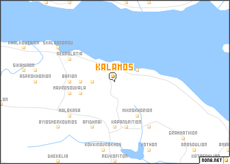 map of Kálamos