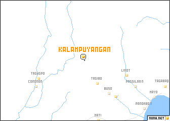 map of Kalampuyangan