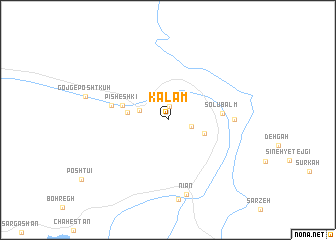 map of Kalam