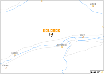 map of Kalanak