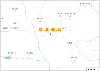 map of Kalanbouli