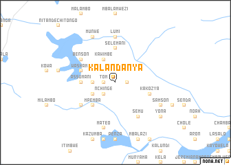 map of Kalandanya